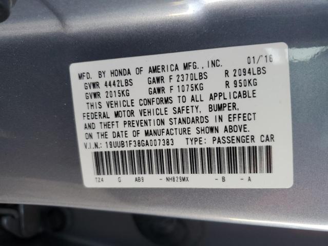 19UUB1F38GA007383 Acura TLX
