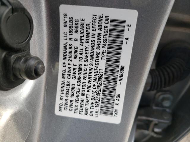 19XZE4F93KE009811 Honda Insight Touring