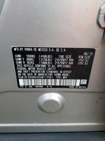 3CZRU6H30GM712961 Honda HR-V LX
