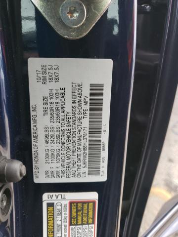 5J6RW2H88HL078171 Honda CR-V EXL