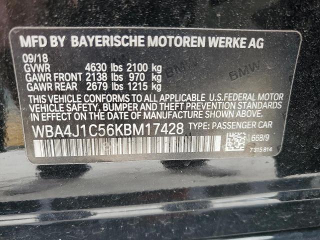 WBA4J1C56KBM17428 BMW 430i Gran Coupe