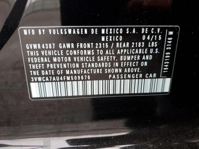 3VWCA7AU4FM509676 Volkswagen Golf Sportwagen Tdi S