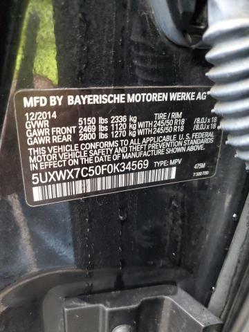 5UXWX7C50F0K34569 BMW X3 Xdrive35i