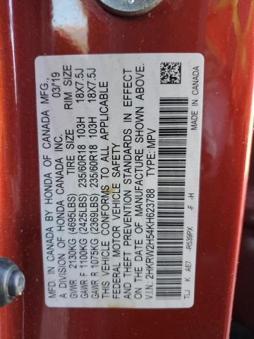 2HKRW2H54KH623788 Honda CR-V EX