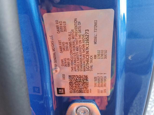 1GTH6CEN7K1165273 GMC CANYON SLE