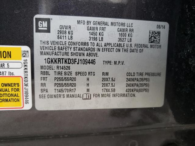1GKKRTKD3FJ109446 GMC Acadia Denali