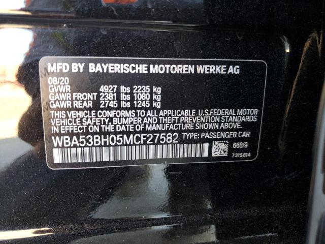 WBA53BH05MCF27582 BMW 530 I