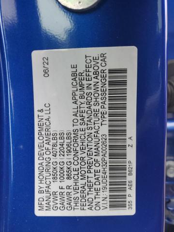 19UDE4H32PA002623 Acura Integra A-spec