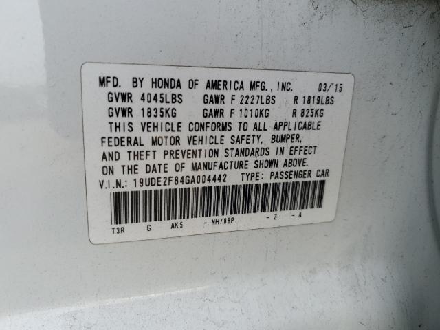 19UDE2F84GA004442 Acura Ilx Premium