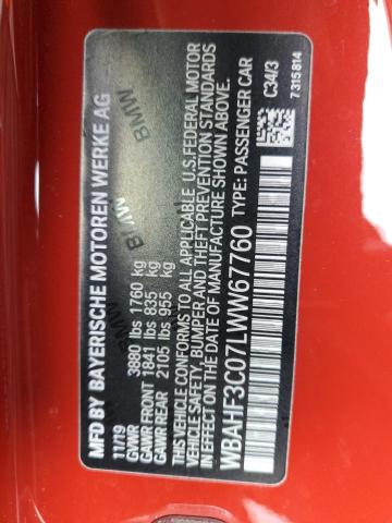 WBAHF3C07LWW67760 BMW Z4 Sdrive30i