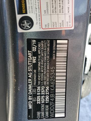 WDDZF4JB1KA625345 Mercedes-Benz E 300