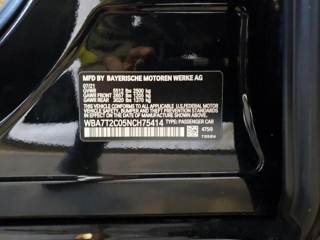 WBA7T2C05NCH75414 BMW 740 I