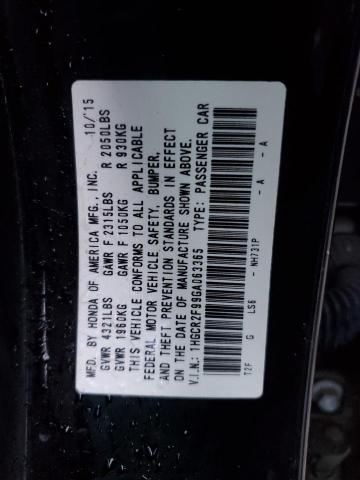 1HGCR2F99GA063365 Honda ACCORD EXL