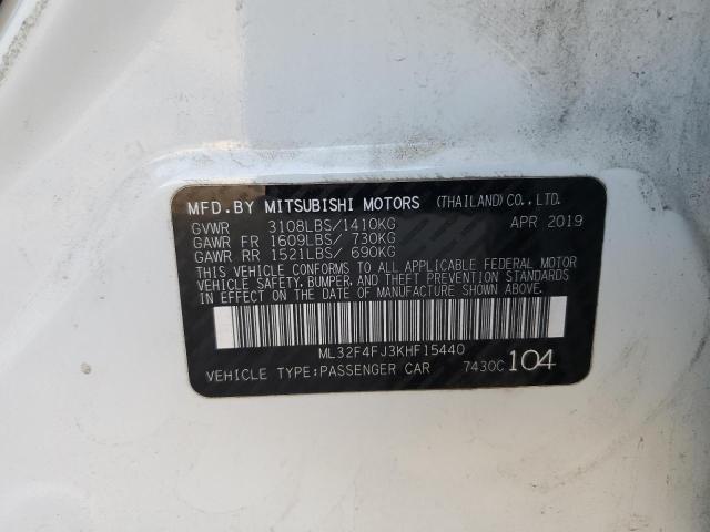 ML32F4FJ3KHF15440 Mitsubishi Mirage G4 Se