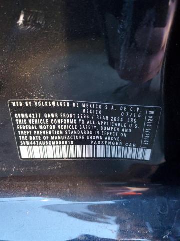 3VW447AU5GM006610 Volkswagen GTI S/SE