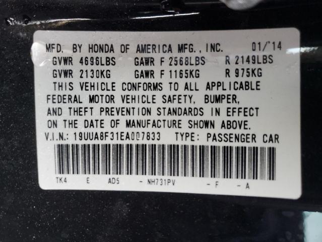 19UUA8F31EA007833 Acura Tl Se