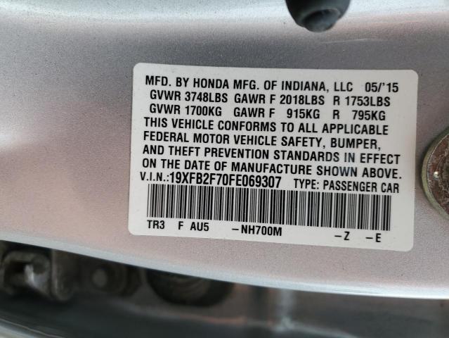 19XFB2F70FE069307 Honda CIVIC SE