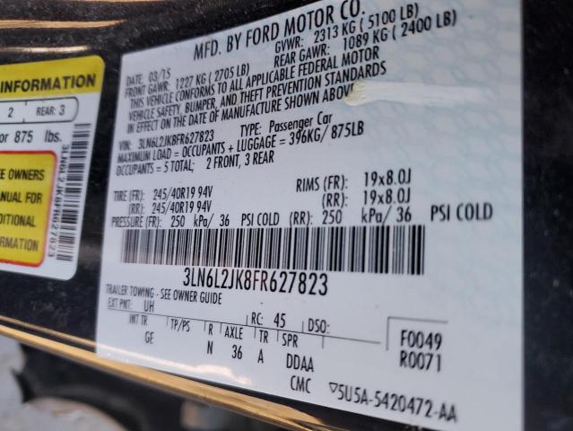 3LN6L2JK8FR627823 Lincoln MKZ