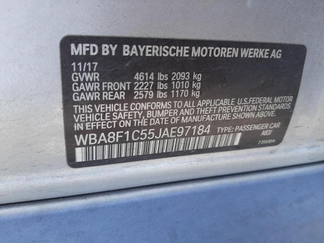 WBA8F1C55JAE97184 BMW 328 D Xdrive