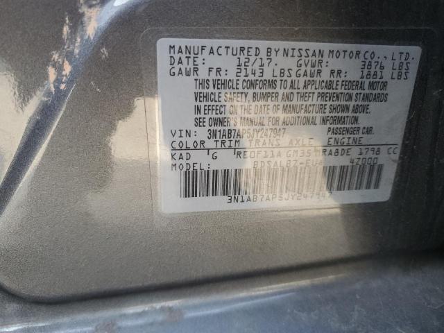 3N1AB7AP5JY247947 Nissan SENTRA S