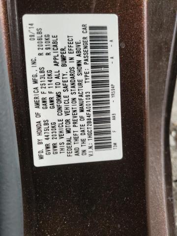 1HGCT2B84FA001093 Honda ACCORD EXL
