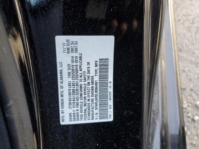 5FNRL6H92JB064001 Honda Odyssey Elite