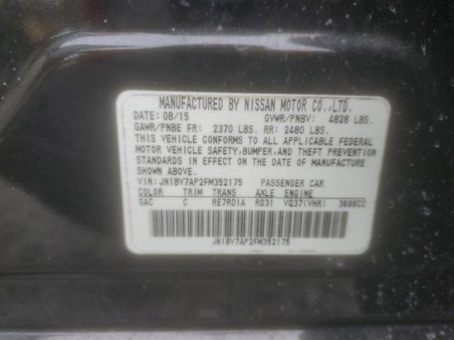 JN1BV7AP2FM352175 Infiniti Q50 BASE