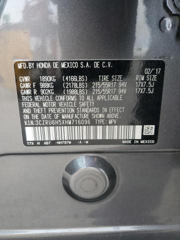 3CZRU6H5XHM716096 Honda HR-V EX
