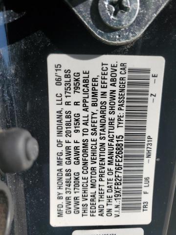 19XFB2F76FE268815 Honda CIVIC SE
