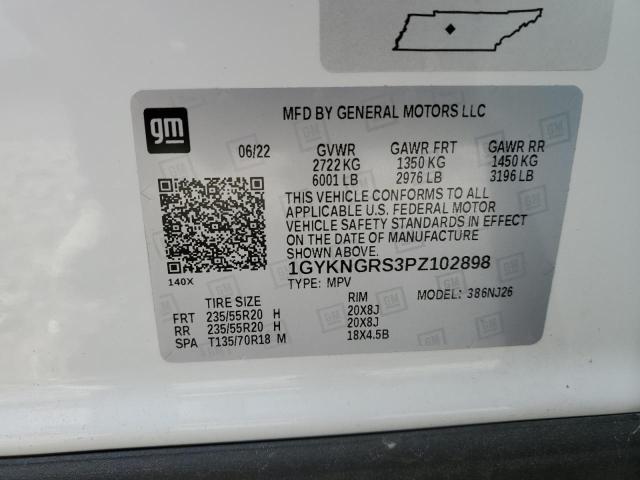 1GYKNGRS3PZ102898 Cadillac Xt5 Sport