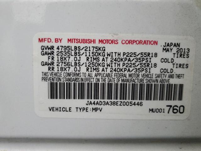 JA4AD3A38EZ005446 Mitsubishi Outlander Se