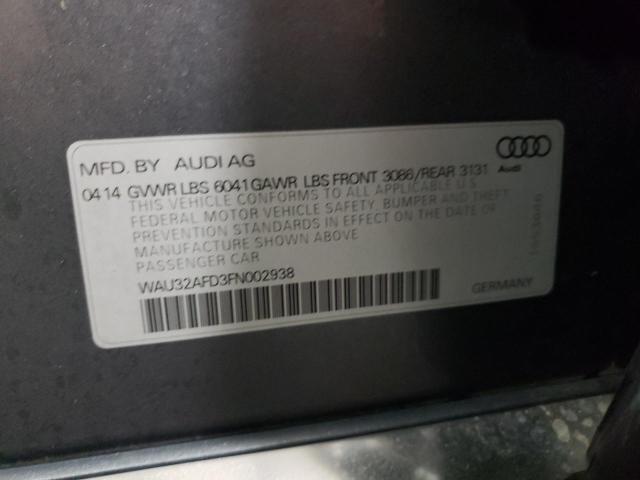 WAU32AFD3FN002938 Audi A8 L Quattro
