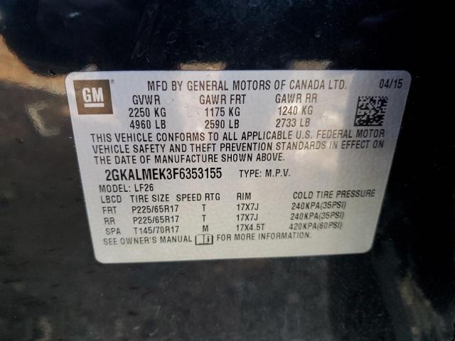 2GKALMEK3F6353155 GMC Terrain Sle