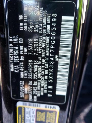5XYK33AF7PG065498 KIA Sportage Ex