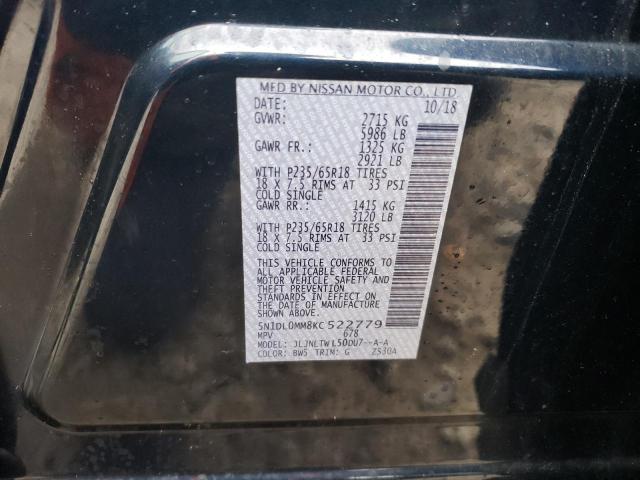 5N1DL0MM8KC522779 Infiniti QX60 LUXE