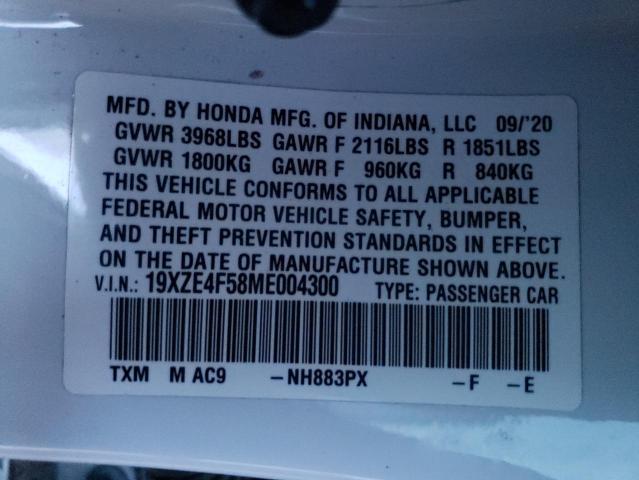 19XZE4F58ME004300 Honda INSIGHT EX