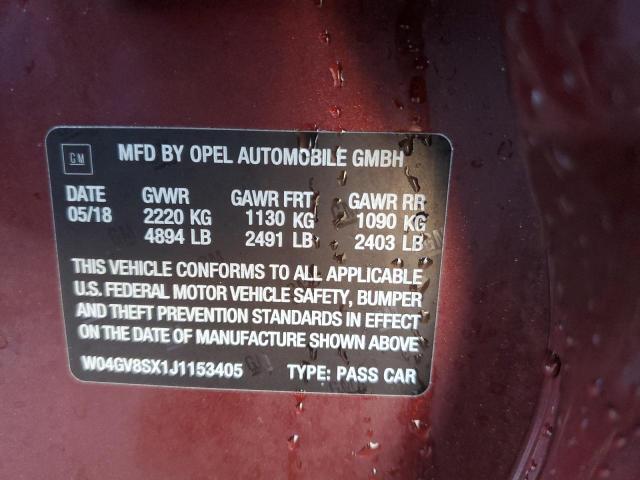 W04GV8SX1J1153405 Buick Regal Tourx Essence