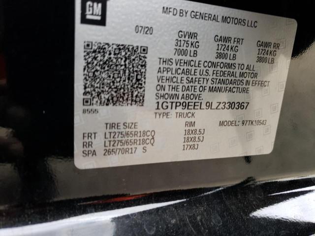 1GTP9EEL9LZ330367 GMC Sierra K1500 At4
