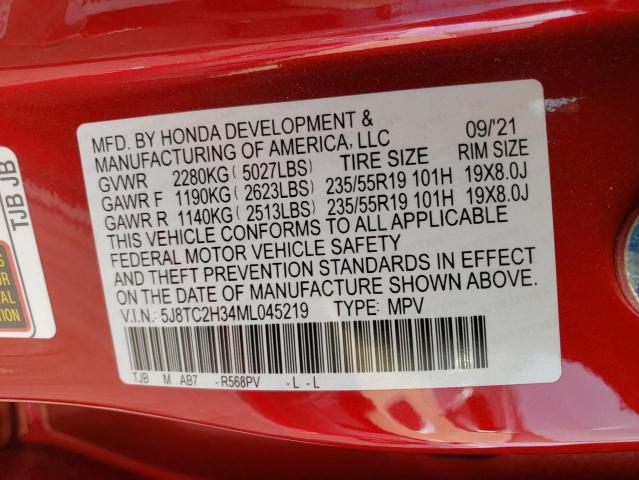 5J8TC2H34ML045219 Acura RDX