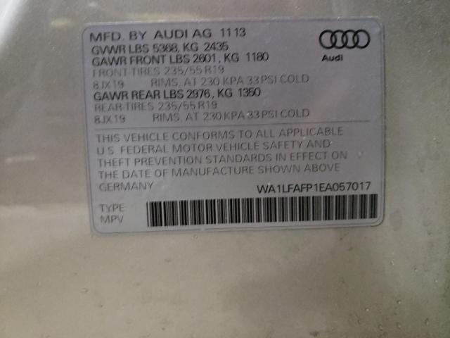 WA1LFAFP1EA057017 Audi Q5 Premium Plus