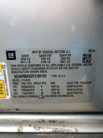 5GAKRBKD2FJ188180 Buick Enclave