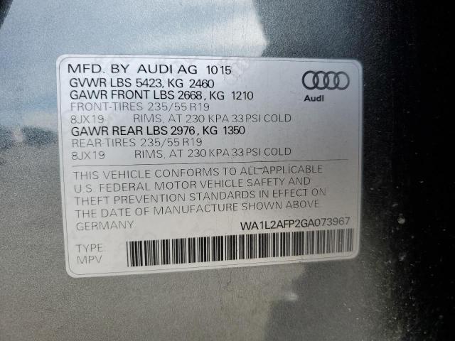 WA1L2AFP2GA073967 Audi Q5 Premium Plus