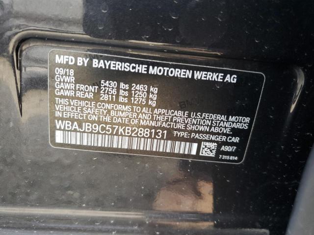WBAJB9C57KB288131 BMW M550xi