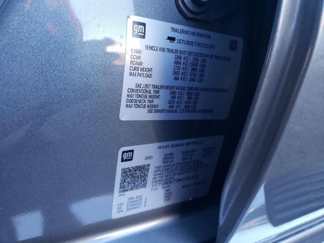 1GTU9DET3NZ101375 GMC Sierra Limited K1500 Slt