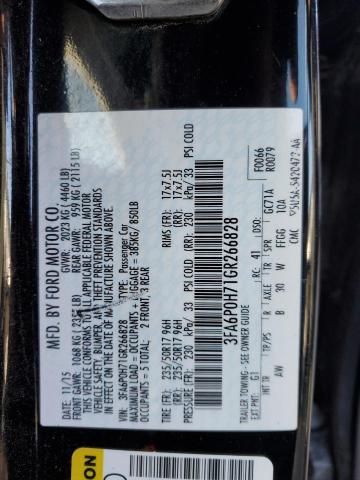 3FA6P0H71GR266828 Ford FUSION SE