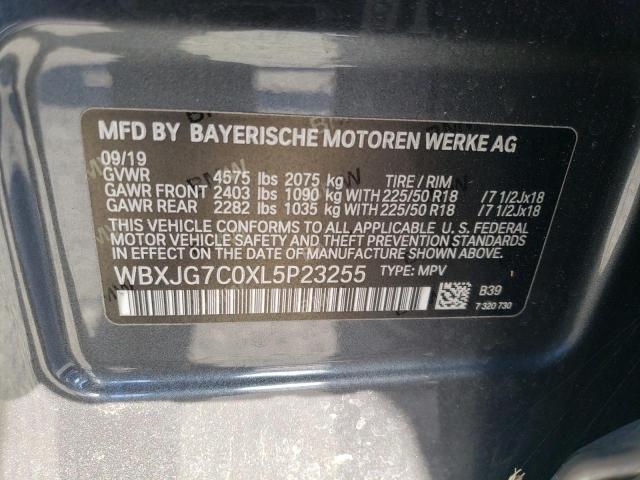 WBXJG7C0XL5P23255 BMW X1 Sdrive28i