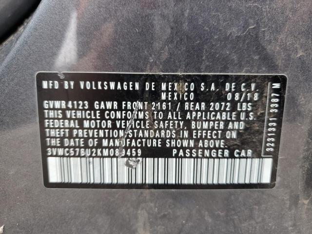 3VWC57BU2KM089459 Volkswagen JETTA S