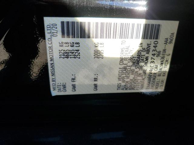 1N4AA6EV4LC374340 Nissan Maxima Sr