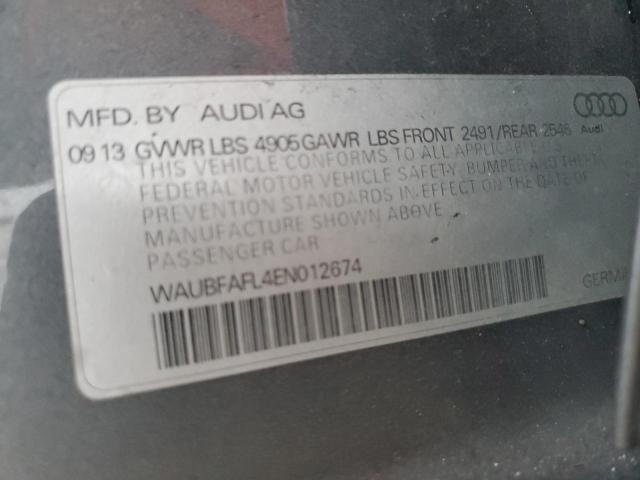 WAUBFAFL4EN012674 Audi A4 PREMIUM