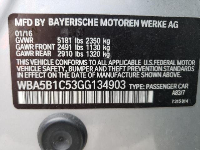 WBA5B1C53GG134903 BMW 535 I